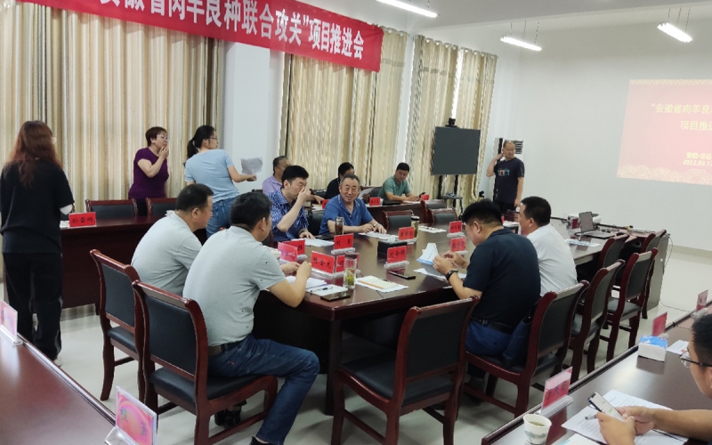 瑞佰創(chuàng)物聯(lián)科技參加“安徽省肉羊良種聯(lián)合攻關(guān)”項目推進會
